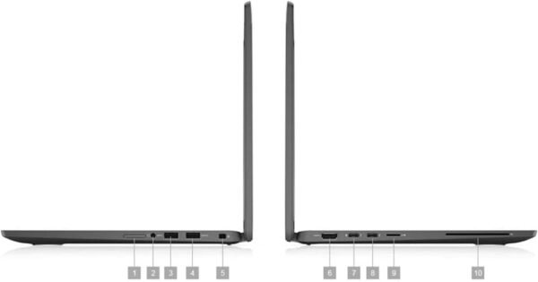 Dell Latitude 7430 14″ Laptop, Intel Core i7-1265U, 512GB SSD 32GB RAM, Windows 11 PRO, Black (Renewed) - Image 3