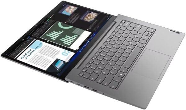 Lenovo Thinkbook 14 G4 14″ Laptop, AMD RYZEN 5-5625U, 16GB Ram, 256GB SSD, Windows 11 Pro, Silver (Renewed) - Image 4