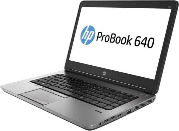 HP ProBook 640 G1 14in Laptop, Intel Core i5-4300M 2.6GHz, 8GB Ram, 256GB SSD, Windows 10 Pro 64bit, Black (Renewed) - Image 2