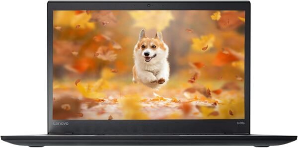 Lenovo ThinkPad T470s Business Laptop, Intel Core i5-7300U, 8 GB DDR4 RAM, 256 GB SSD, Wi-Fi, Bluetooth, Windows 10 Pro 64-Bit, Black (Renewed)