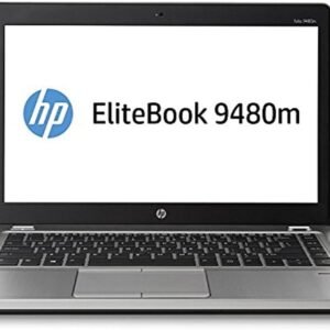 HP EliteBook Folio 9480M Laptop, Intel Core i7-4600U, 8GB Ram, 500GB Hard Drive, Windows 10 Professional, Silver (Renewed)