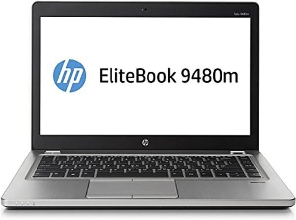 HP EliteBook Folio 9480M Laptop, Intel Core i7-4600U, 8GB Ram, 500GB Hard Drive, Windows 10 Professional, Silver (Renewed)