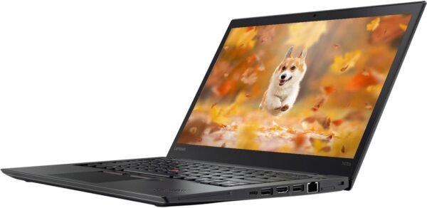 Lenovo ThinkPad T470s Business Laptop, Intel Core i5-7300U, 8 GB DDR4 RAM, 256 GB SSD, Wi-Fi, Bluetooth, Windows 10 Pro 64-Bit, Black (Renewed) - Image 2