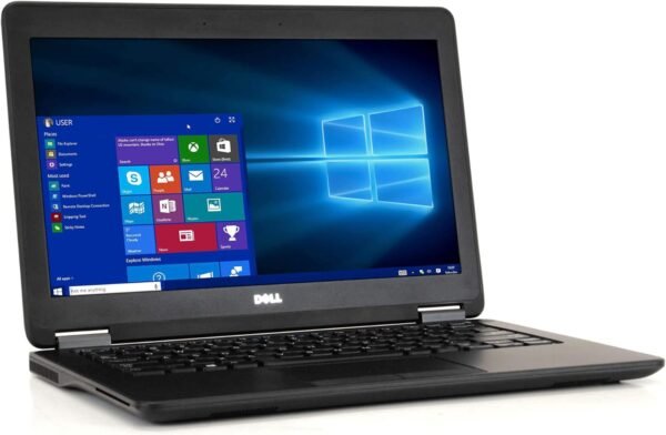 Dell Latitude E7250 12.5in Business Class Laptop, Intel Core i7-5600U 2.6Ghz, 8GB DDR3 RAM, 256GB SSD, HDMI, Webcam, Windows 10, Black (Renewed) - Image 4
