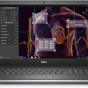 Dell Precision 7550 15.6in Laptop, Intel Core i7-10750H, 64GB Ram, 512GB SSD, 15.6″ FHD Touch Display, NVIDIA Quadro T2000 4GB GDDR, Silver (Renewed)