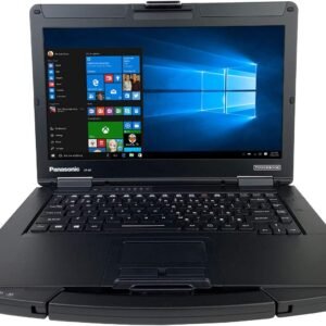 Panasonic Toughbook CF-54 14″ Laptop, Intel Core i5-5300U, 14.0” FHD, Gloved Multi Touch, 256GB SSD, 8GB Ram, Wi-fi, TPM, BT, 4G LTE, Dual Pass, Backlit Keyboard, DVD Multi-Drive, Webcam, Windows 10 Pro, Silver (Refurbished Grade C)
