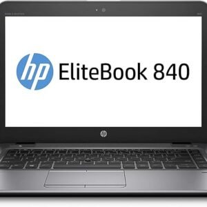 HP Elitebook 840 G3 14in Laptop, Intel Core i7-6600U, 16GB DDR4 Ram, 256GB SSD, 14″ QHD Display, Windows 10 Pro, Silver (Renewed)