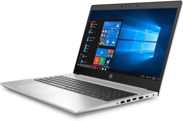 HP ProBook 450 G7 15.6″ Notebook Laptop, Intel Core i5-10210U, 4GB RAM, 256GB SSD, Pike Silver, Windows 10 Pro 64-bit (Renewed) - Image 2