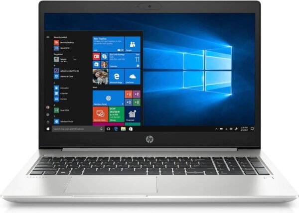 HP ProBook 450 G7 15.6″ Notebook Laptop, Intel Core i5-10210U, 4GB RAM, 256GB SSD, Pike Silver, Windows 10 Pro 64-bit (Renewed)