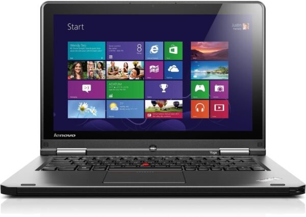 Lenovo ThinkPad S1 Yoga 12″ Laptop, Intel Core i5-4300U, 4GB RAM, 128GB SSD, Windows 10 Pro, Black (Refurbished Grade C)