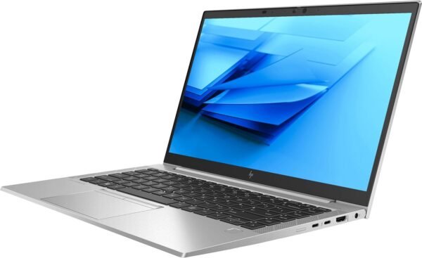 HP EliteBook 840 G7 14″ Laptop, Intel Core i7-10610U 1.8GHz, 16GB DDR4 RAM, 256GB NVMe M.2 SSD, 1080p Full HD, USB C Thunderbolt 3, Webcam, Windows 11 Pro, Silver (Renewed) - Image 3