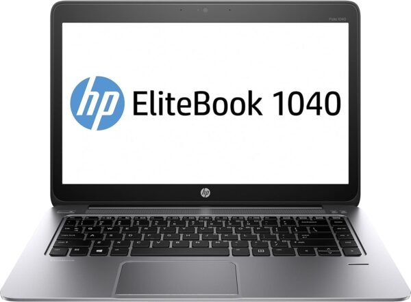 HP EliteBook Folio 1040 G2 14in Laptop, Intel Core i5 5300U, 4G Ram, 256G SSD, Windows 10 Pro, Silver (Renewed)