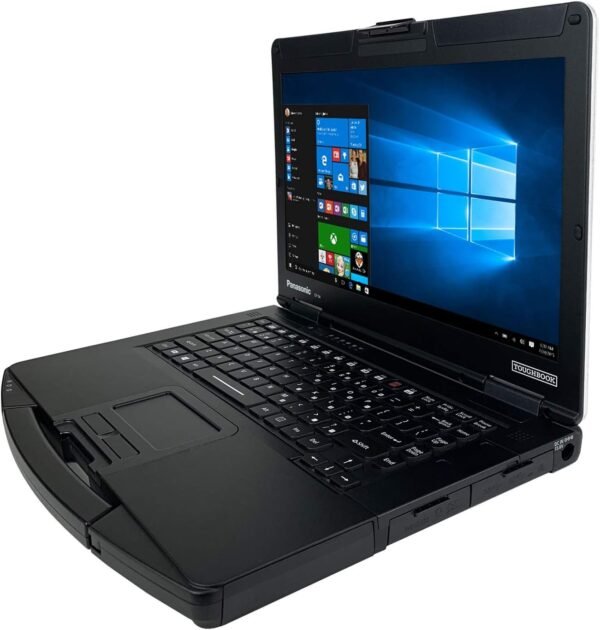Panasonic Toughbook CF-54 14″ Laptop, Intel Core i5-5300U, 14.0” FHD, Gloved Multi Touch, 256GB SSD, 8GB Ram, Wi-fi, TPM, BT, 4G LTE, Dual Pass, Backlit Keyboard, DVD Multi-Drive, Webcam, Windows 10 Pro, Silver (Refurbished Grade C) - Image 2