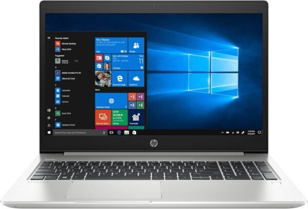 HP ProBook 455 G6 Business Laptop, AMD Ryzen 7 Pro-2700w, 16GB RAM, 256GB SSD, Windows 10 Pro, Silver (Renewed)