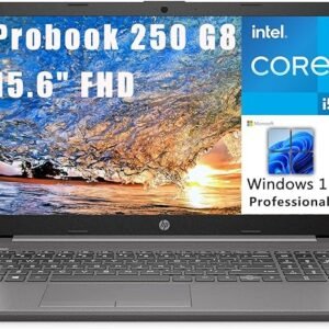 HP Probook 250 G8 15.6in Laptop, Intel Core i5-1135G7, 15.6″FHD Display, 16GB DDR4 SDRam, 512GB PCIe NVMe SSD, Windows 11, Grey (Renewed)