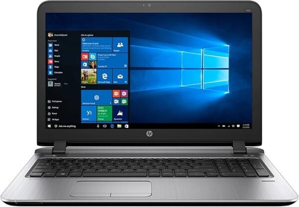 HP ProBook 440 G4 Business Laptop, 14 FHD Display, Intel Core i5-7200U 2.50GHz, 256GB SSD, 8GB Ram, Webcam, WiFi, Bluetooth, Windows 10 Professional, Silver (Renewed)