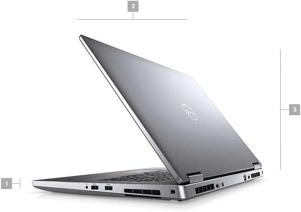 Dell Precision 7740 Laptop, Intel Core i5-9400H 4.3Ghz, 17.3″ FHD Display, 512GB SSD,16GB RAM, Nvidia Quadro RTX 5000, 1920×1080 FHD, Windows 10 Pro, Silver (Renewed) - Image 3